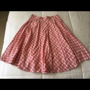 Lulus skirt size M pre owned red and white skirt